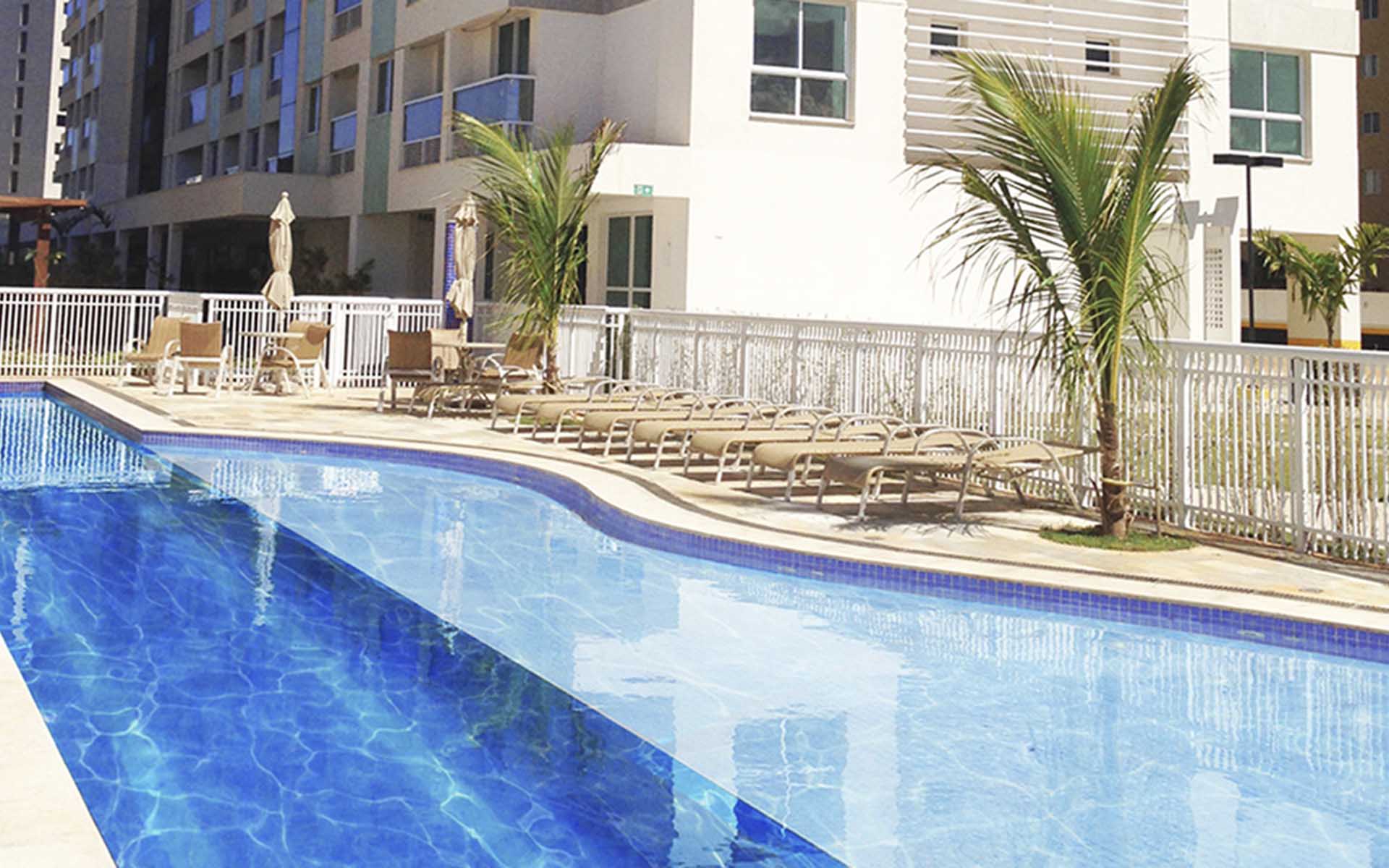piscina apart hotel flat em brasilia spot hplus long stay