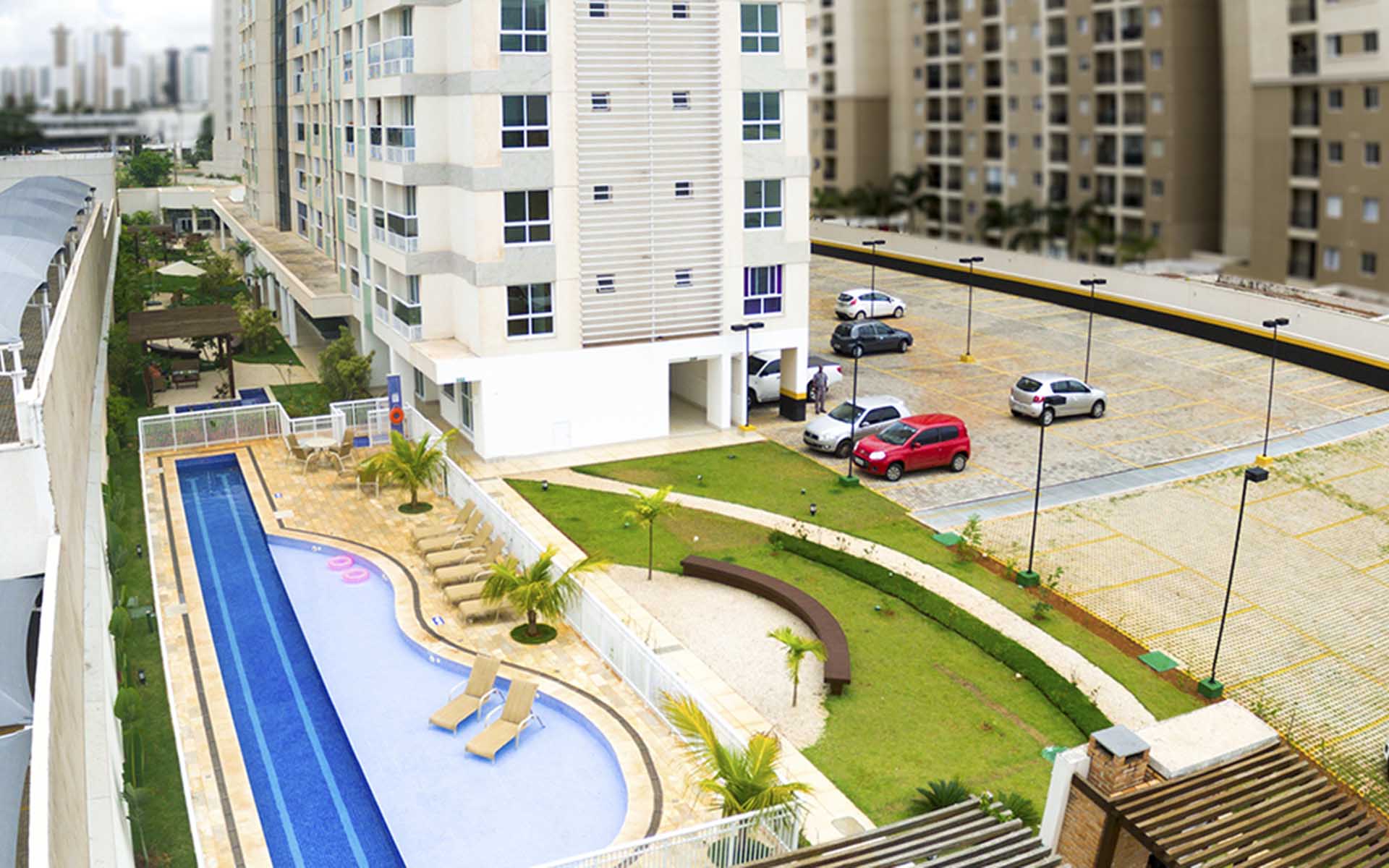 piscina apart hotel flat em brasilia spot hplus long stay