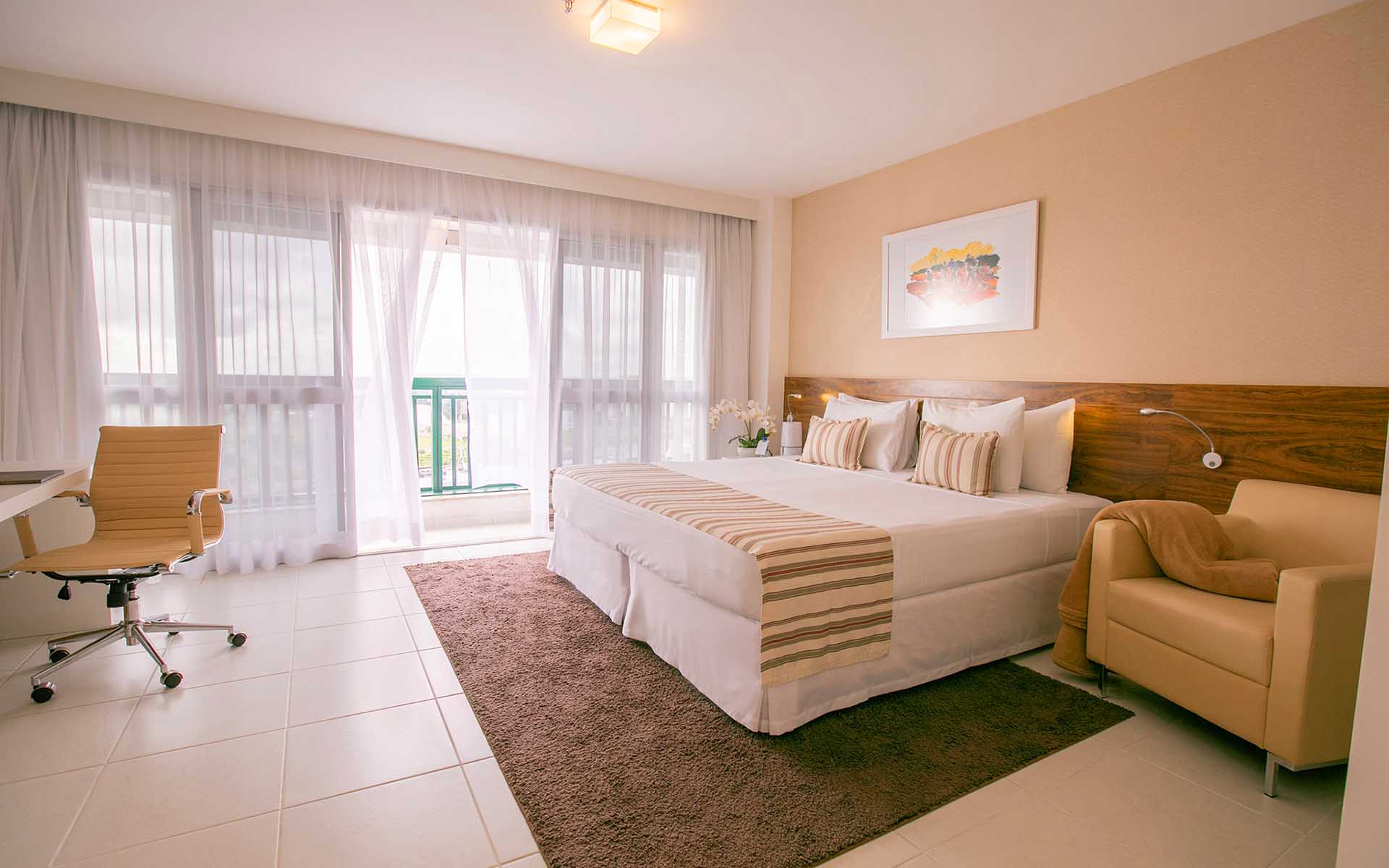 suite luxo view hotel vision hplus em brasilia