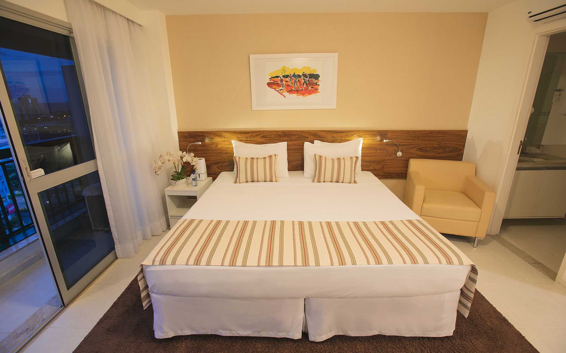 suite luxo view hotel vision hplus em brasilia