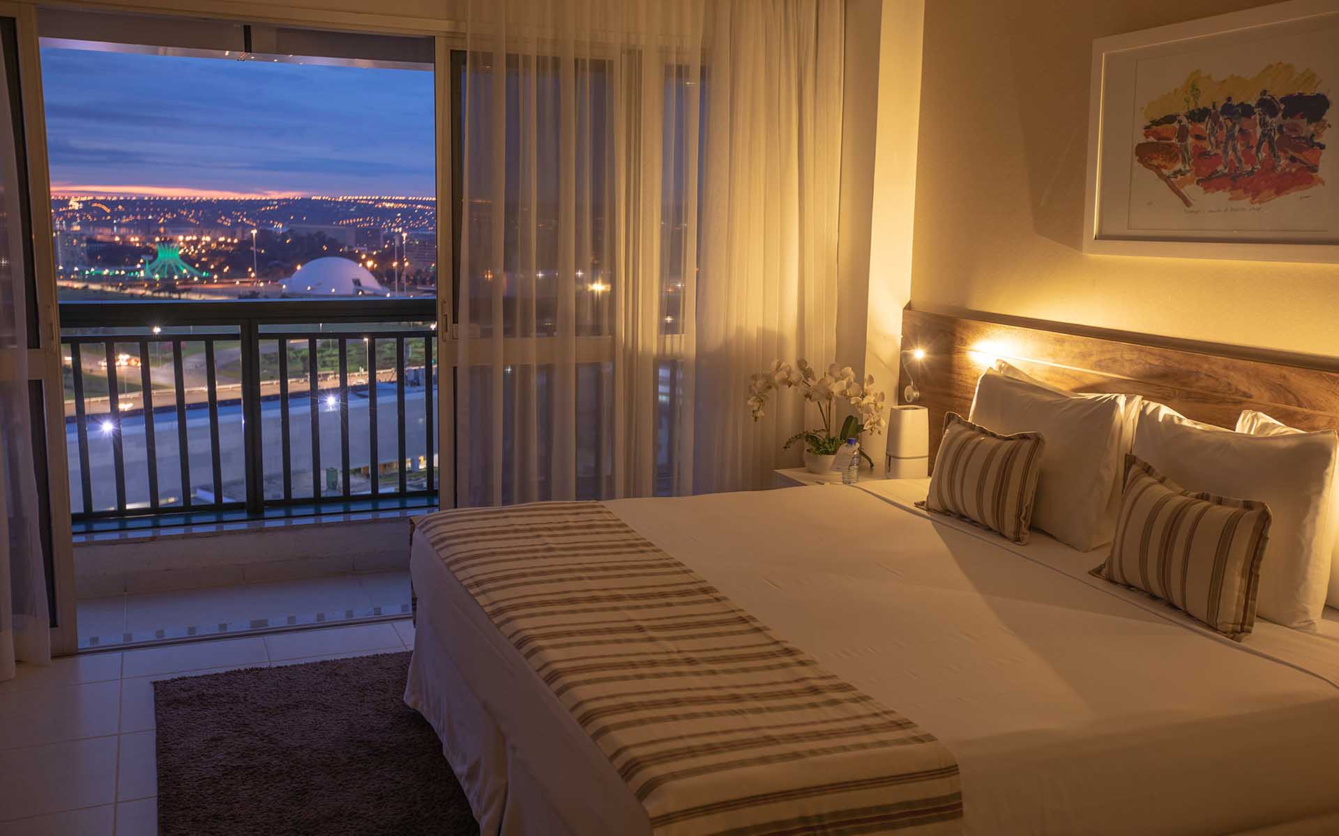 suite luxo view hotel vision hplus em brasilia