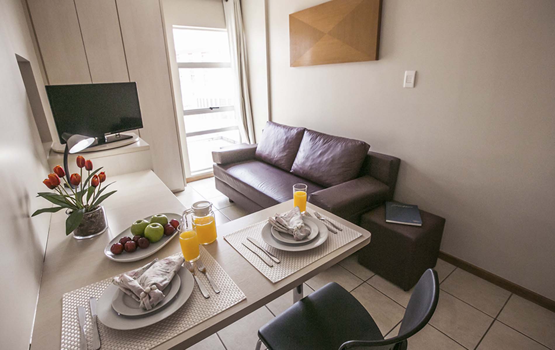 apartamento luxo do flat em Brasília hplus Verona long stay