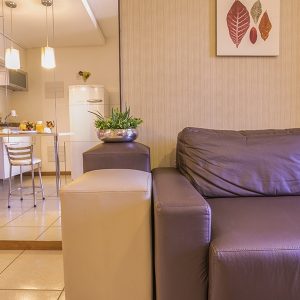 apartamento suite do flat em Brasília hplus Life Resort long stay