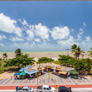 quarto luxo com vista para o mar do hotel joão pessoa hplus beach
