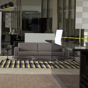 lobby do apart hotel flat em brasilia venice park hplus long stay